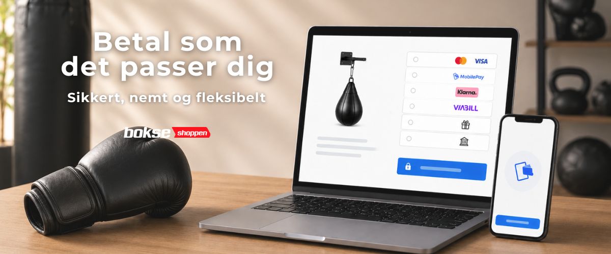 Betalingsmuligheder hos Bokseshoppen
